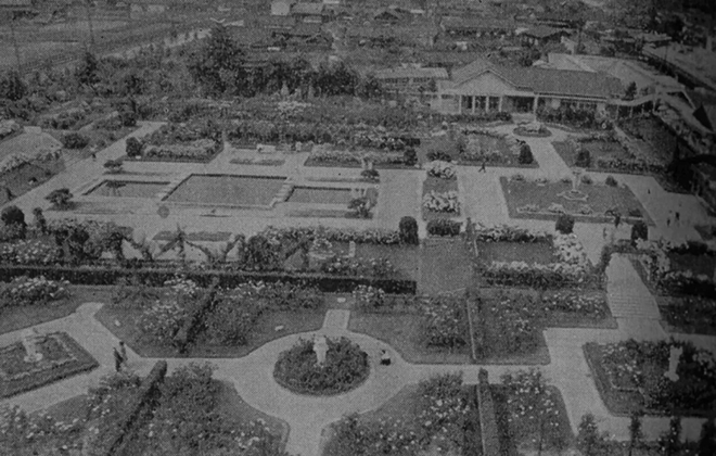 東洋一の大バラ園