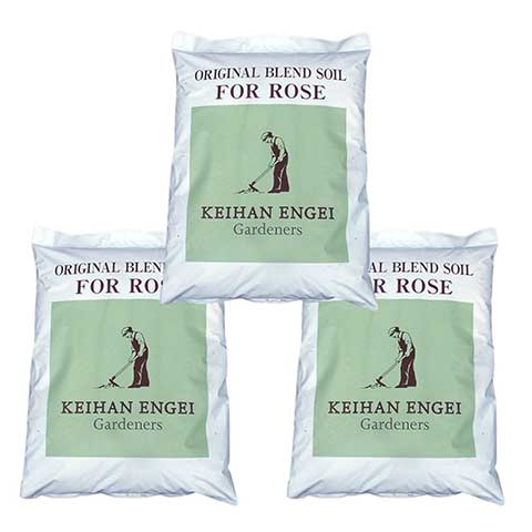 京阪園芸バラ専用オリジナル培養土14L ３袋セット