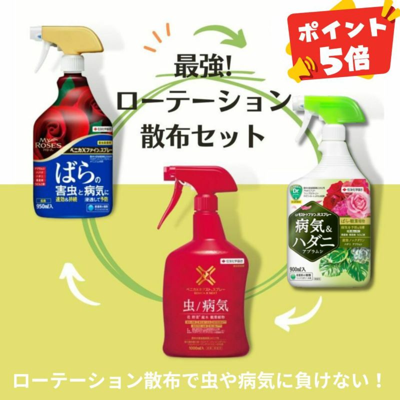 ローテーション散布 3点セット